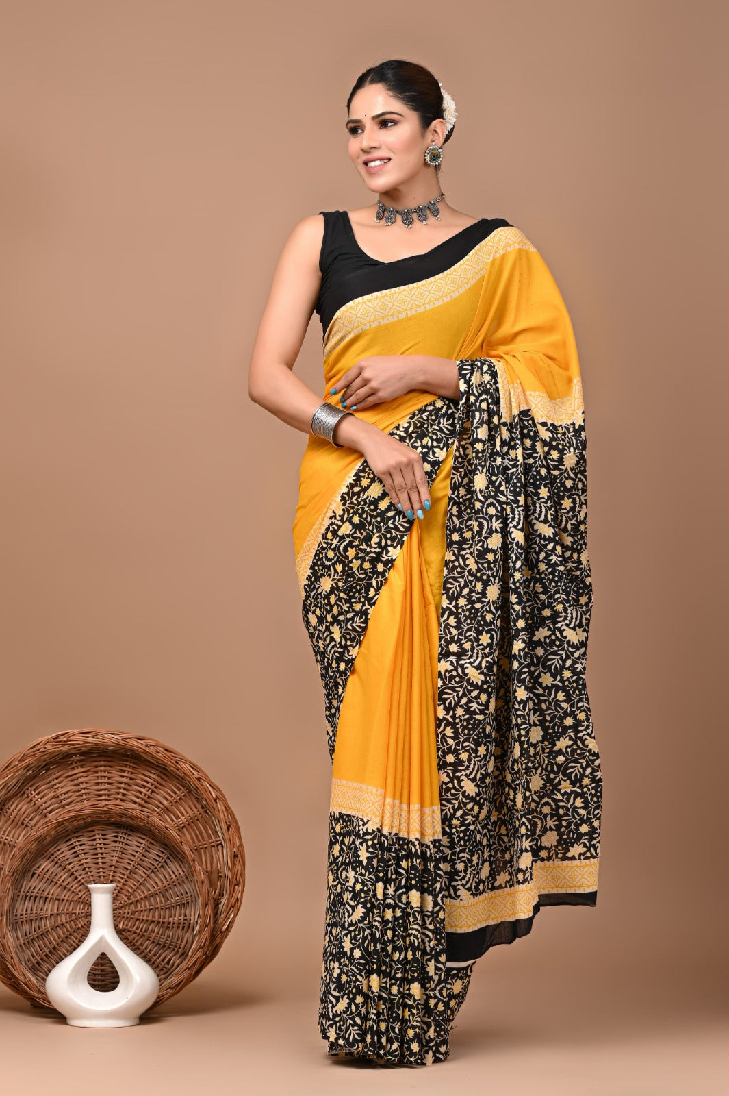 Mul Cotton Saree