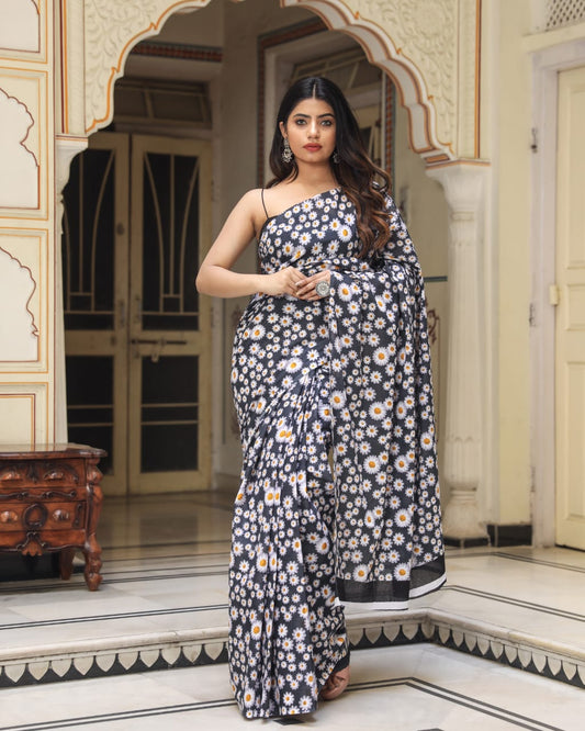 Mul Cotton Saree