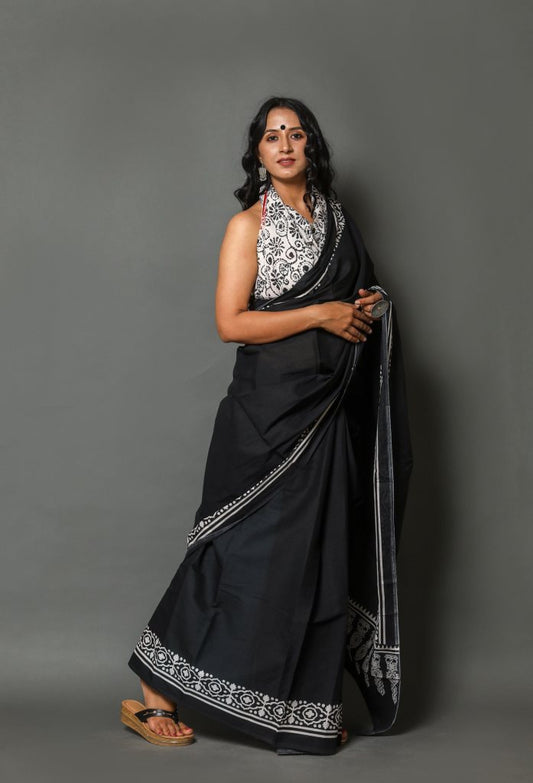 Mul Cotton Saree