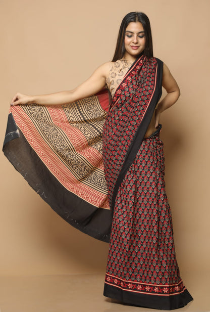 Mul Cotton Saree