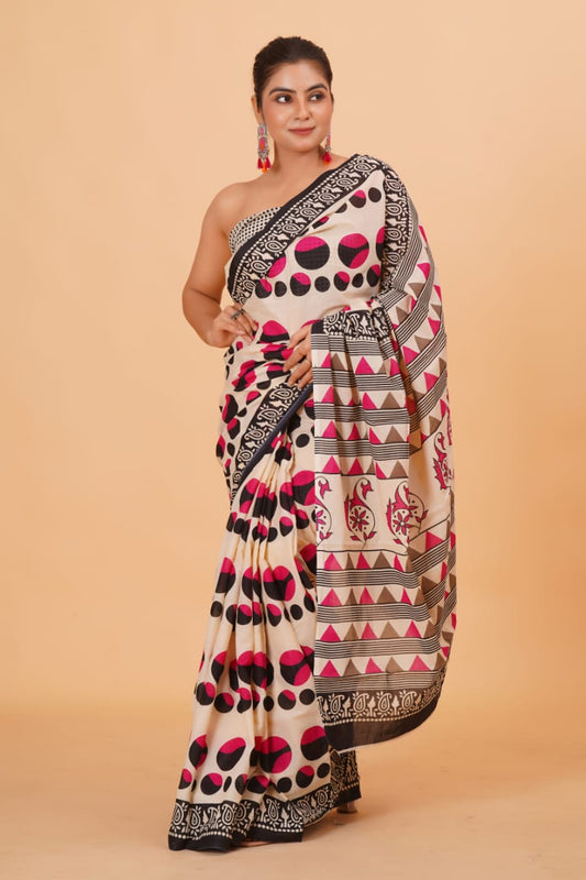 Mul Cotton Saree