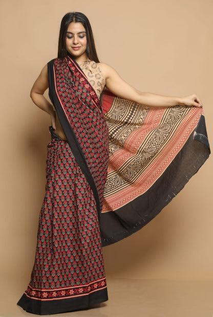 Mul Cotton Saree