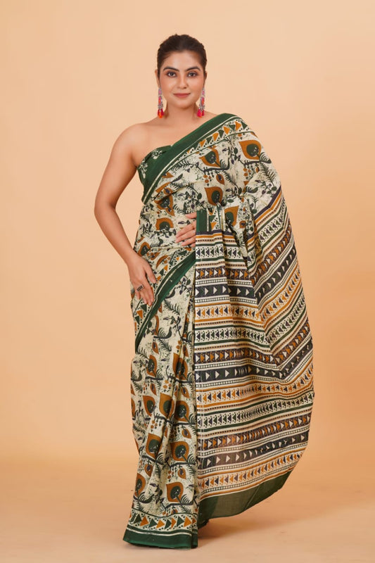 Mul Cotton Saree