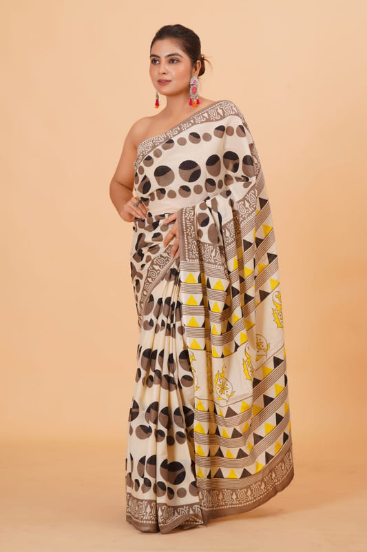 Mul Cotton Saree