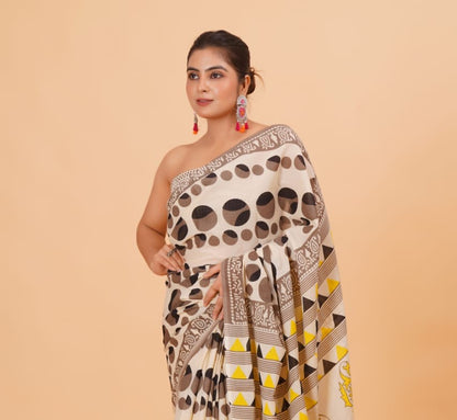 Mul Cotton Saree