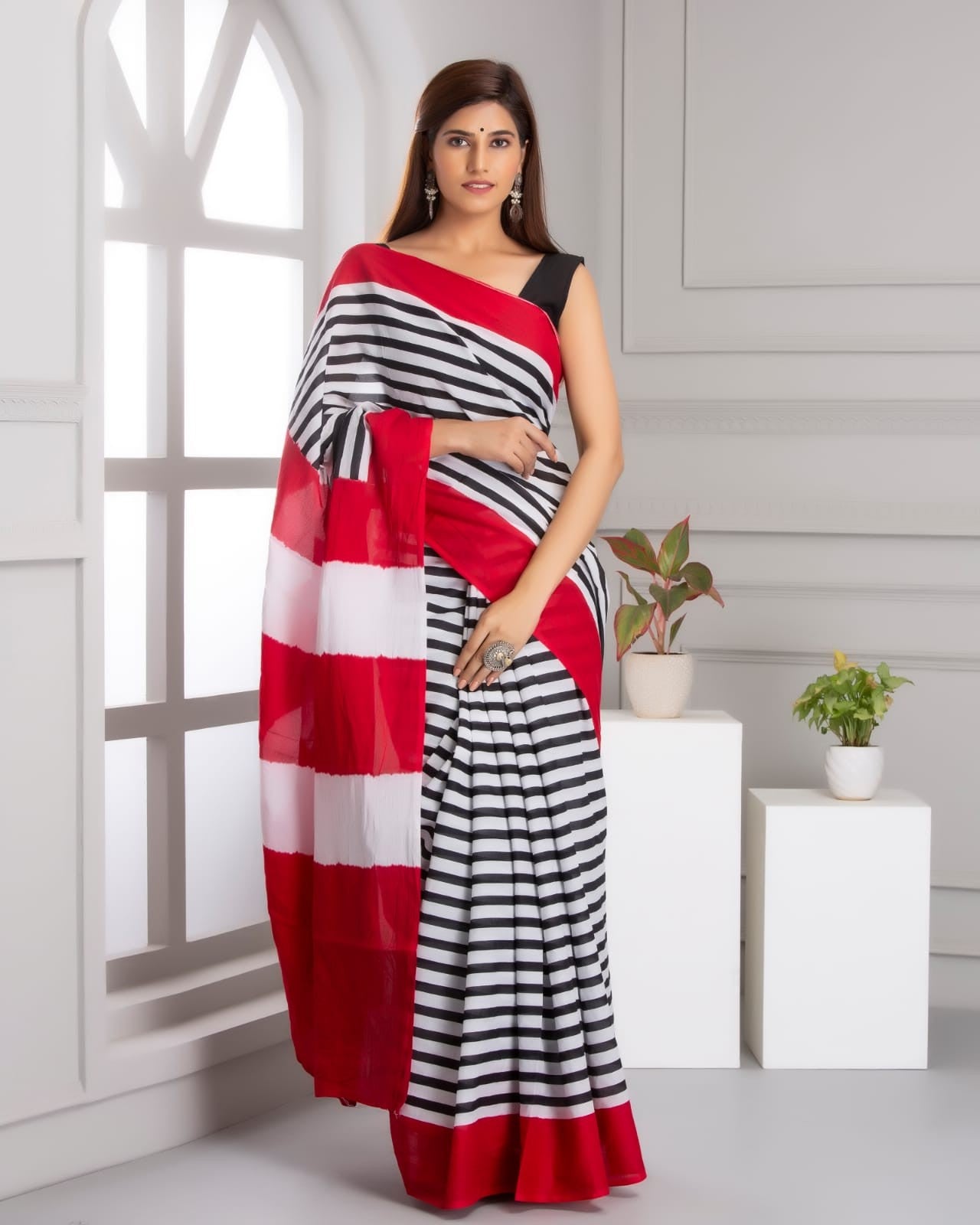 Mul Cotton Saree