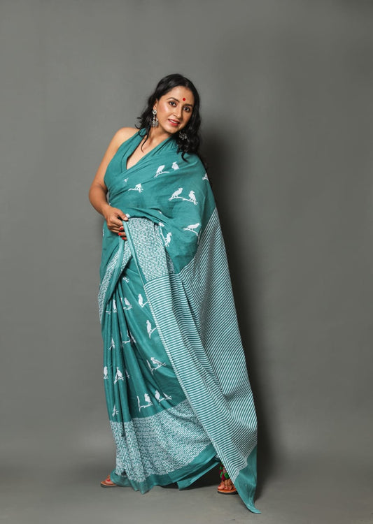 Mul Cotton Saree