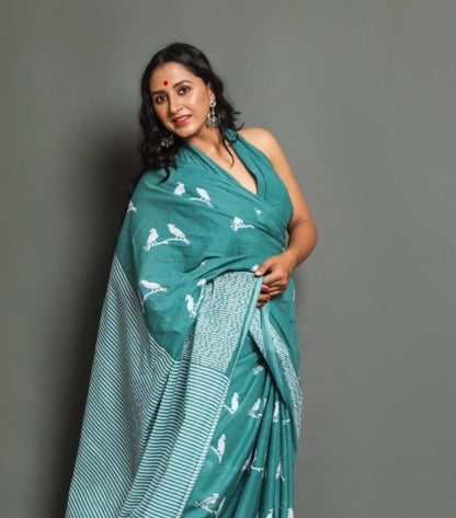Mul Cotton Saree