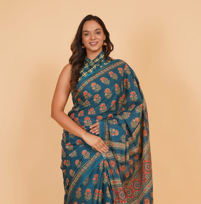 Mul Cotton Saree