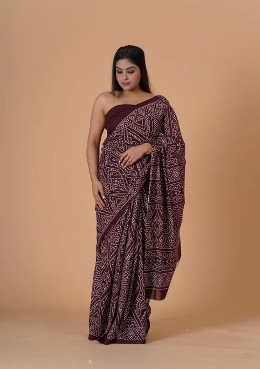 Mul Cotton Saree