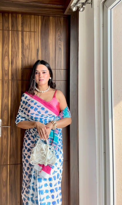 Quirky Mul Cotton Saree