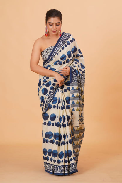 Mul Cotton Saree