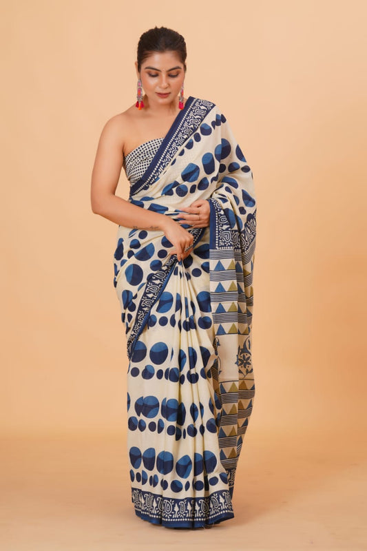 Mul Cotton Saree