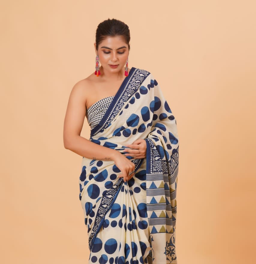 Mul Cotton Saree