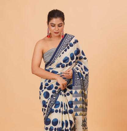 Mul Cotton Saree