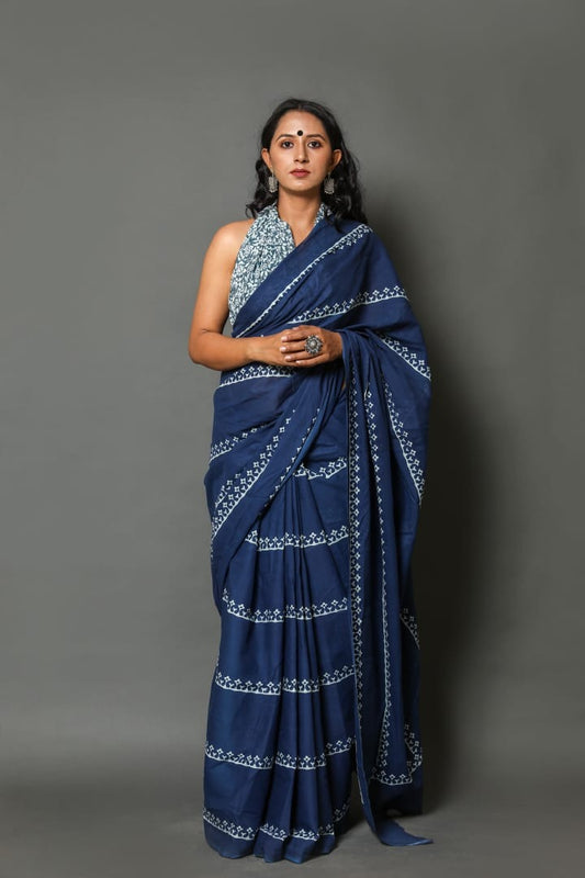 Mul Cotton Saree