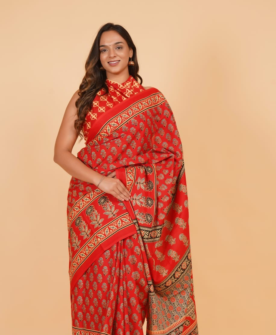 Mul Cotton Saree