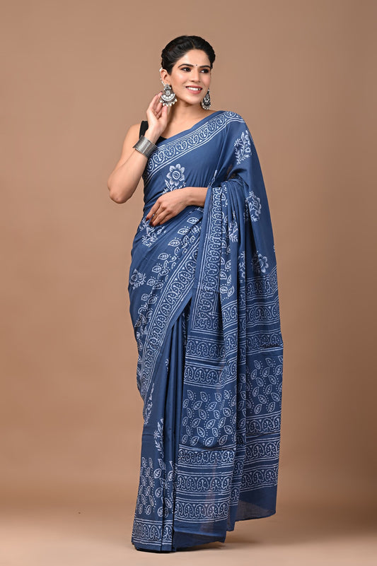Mul Cotton Saree