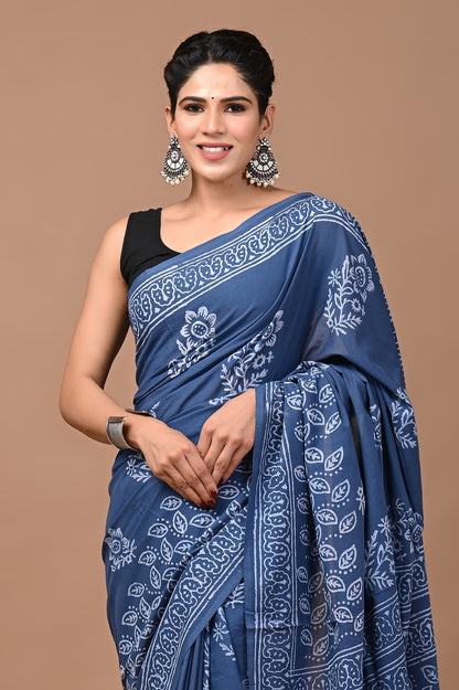 Mul Cotton Saree