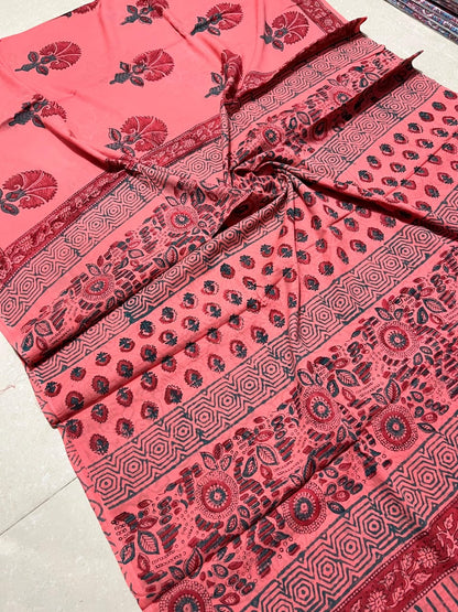 Mul Cotton Saree