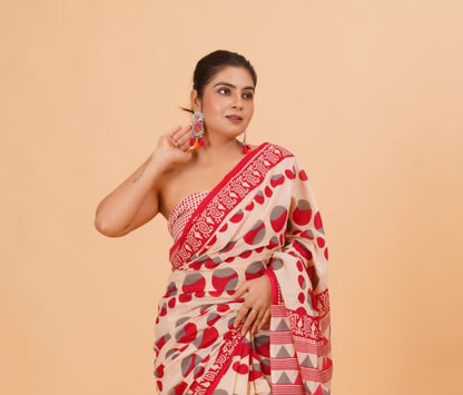 Mul Cotton Saree