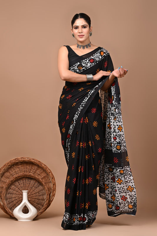 Mul Cotton Saree