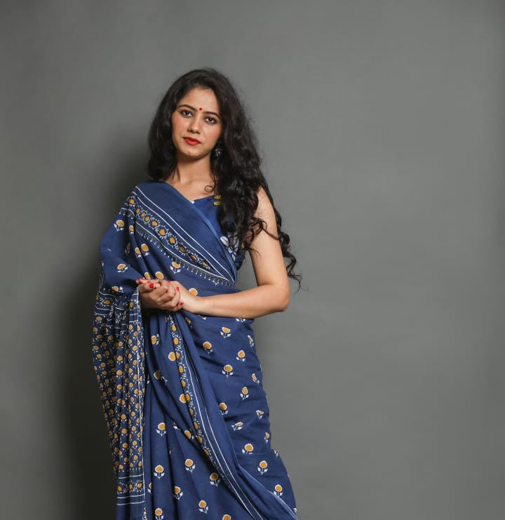 Mul Cotton Saree