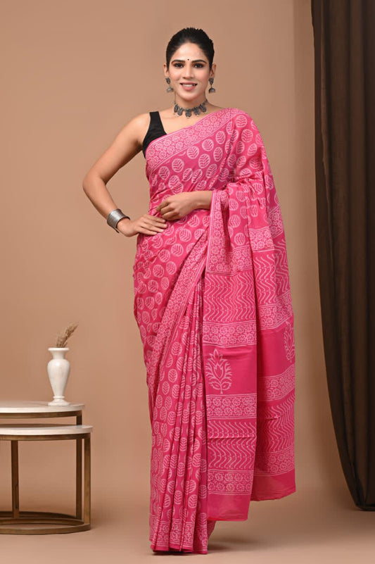 Mul Cotton Saree