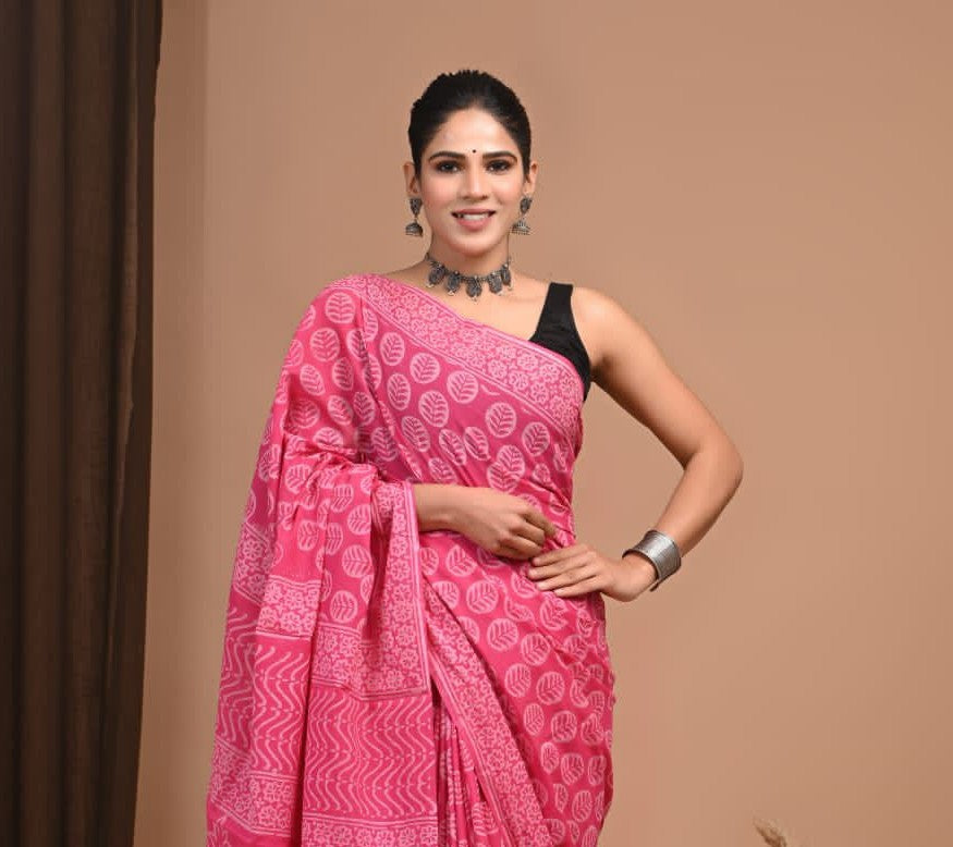 Mul Cotton Saree