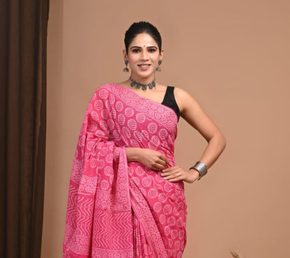 Mul Cotton Saree