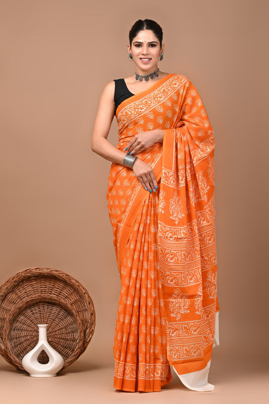 Mul Cotton Saree