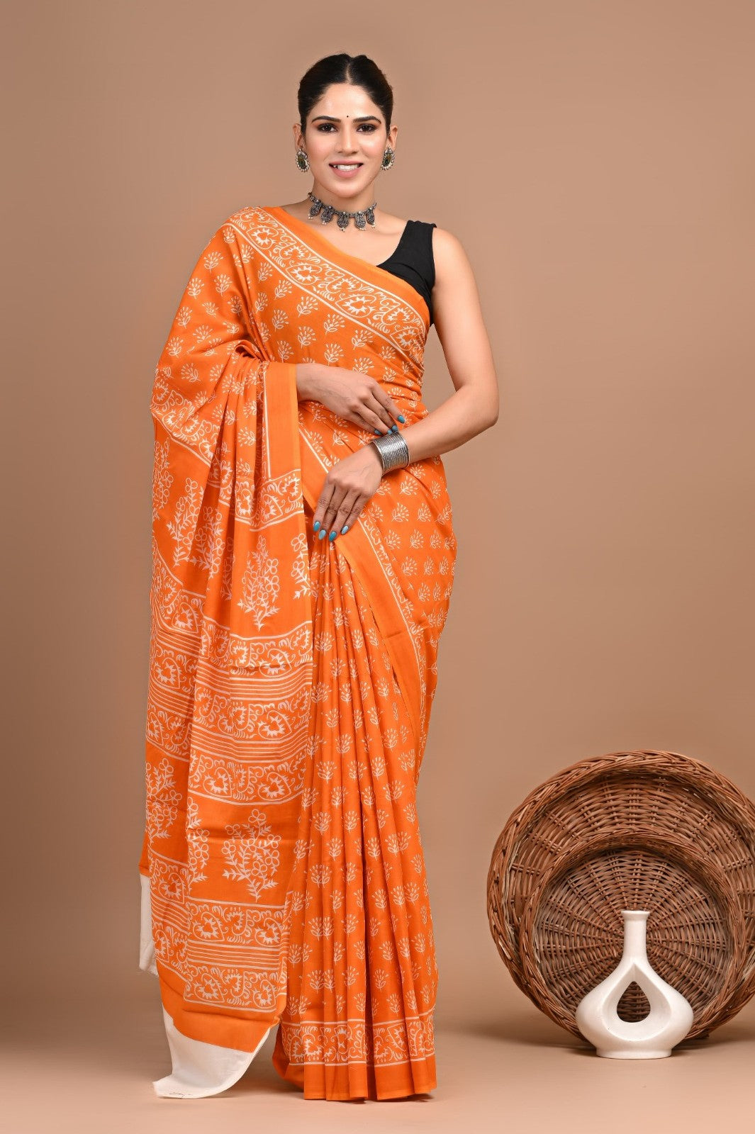 Mul Cotton Saree