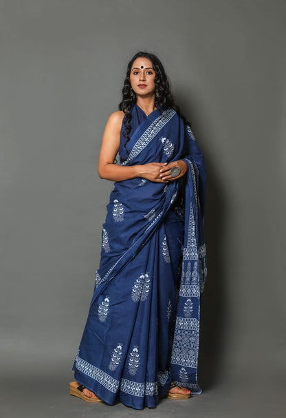 Mul Cotton Saree