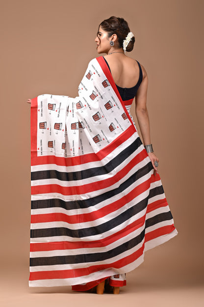 Quirky Mul Cotton Saree