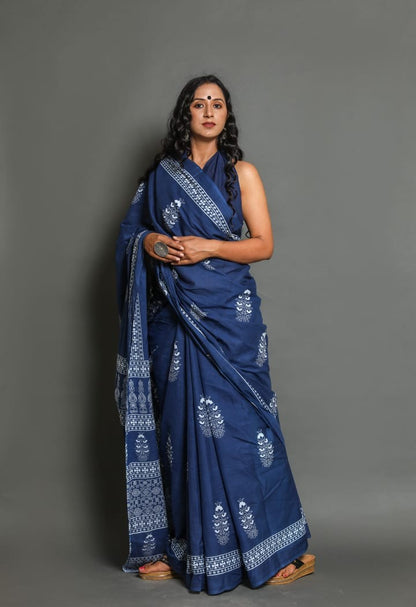 Mul Cotton Saree