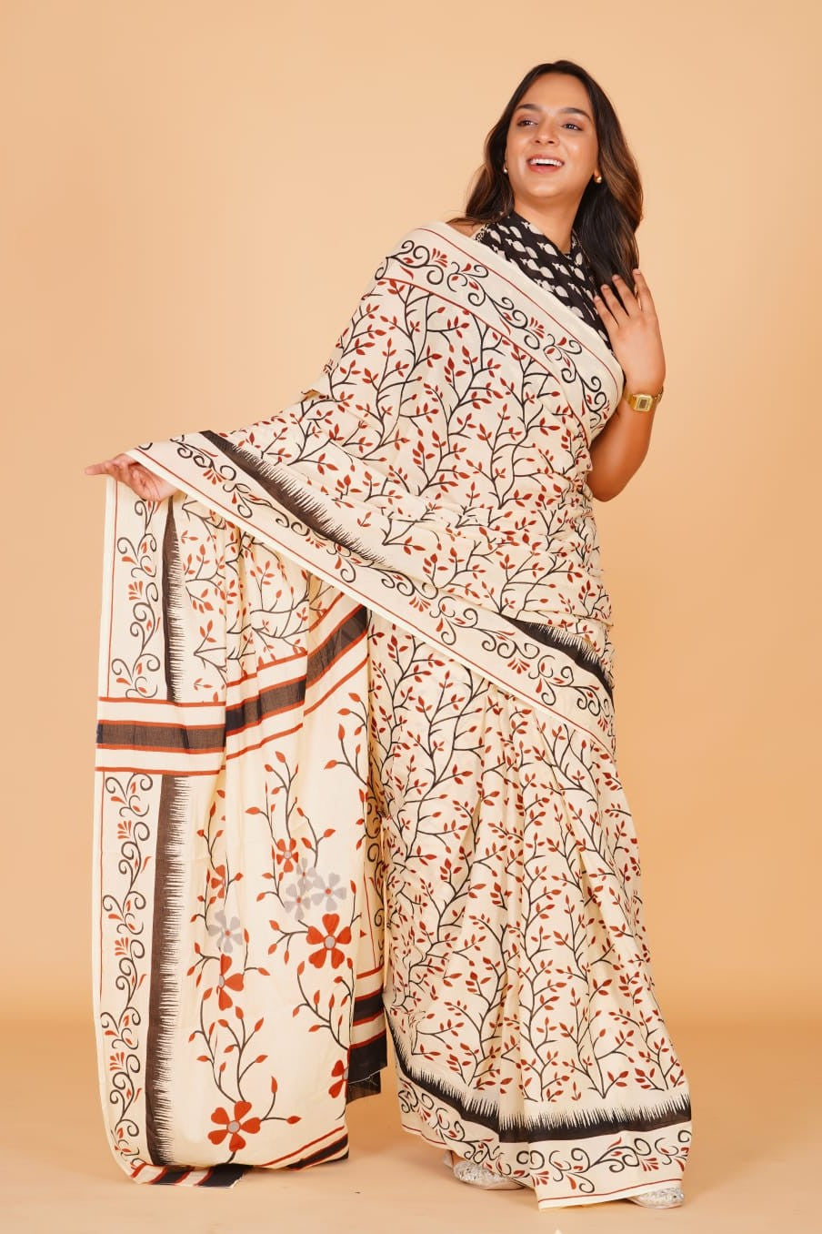 Mul Cotton Saree
