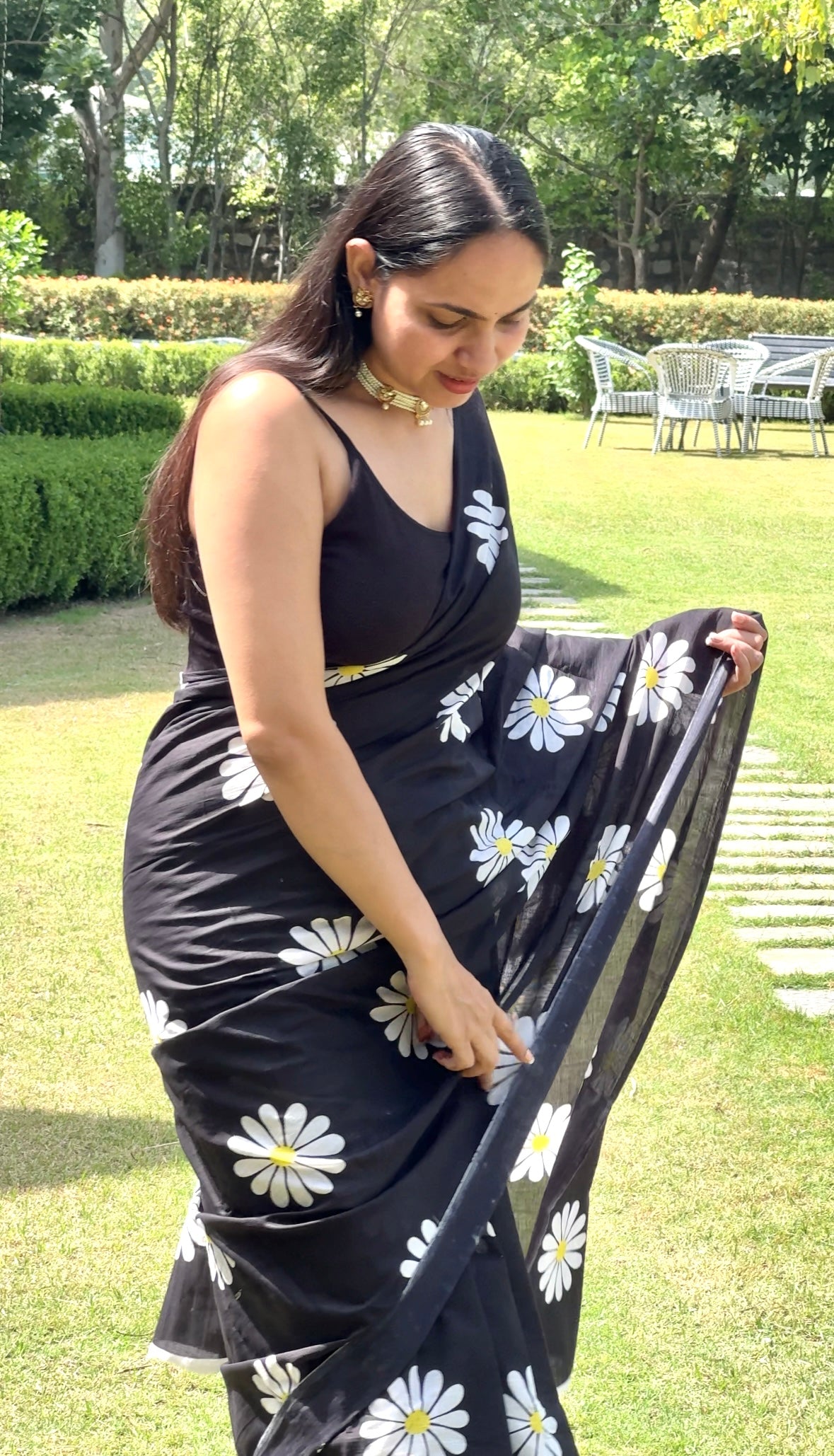 Mul Cotton Saree