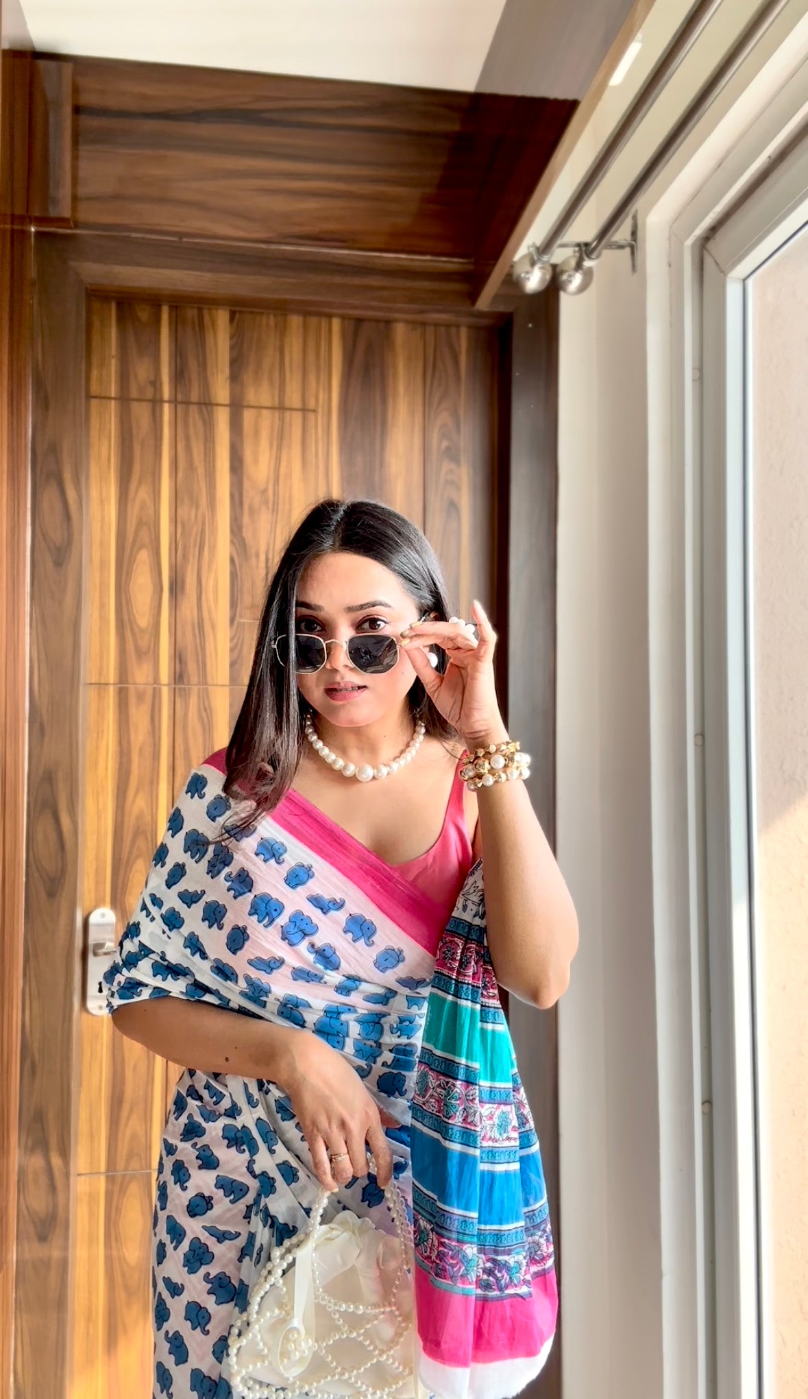 Quirky Mul Cotton Saree