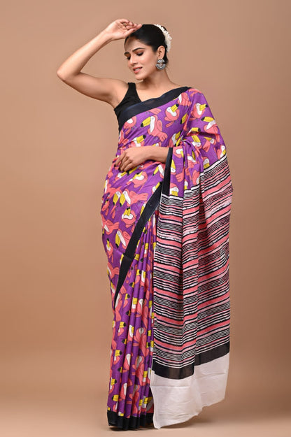 Quirky Mul Cotton Saree