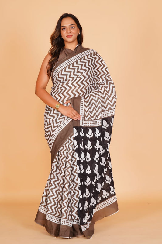 Mul Cotton Saree