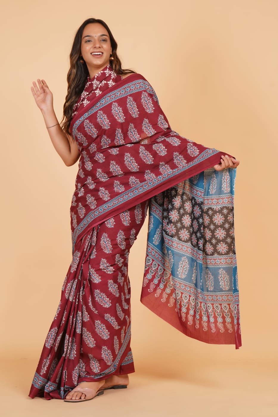 Mul Cotton Saree