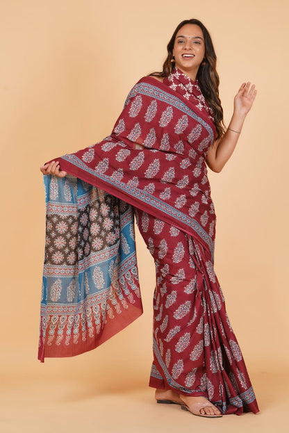 Mul Cotton Saree