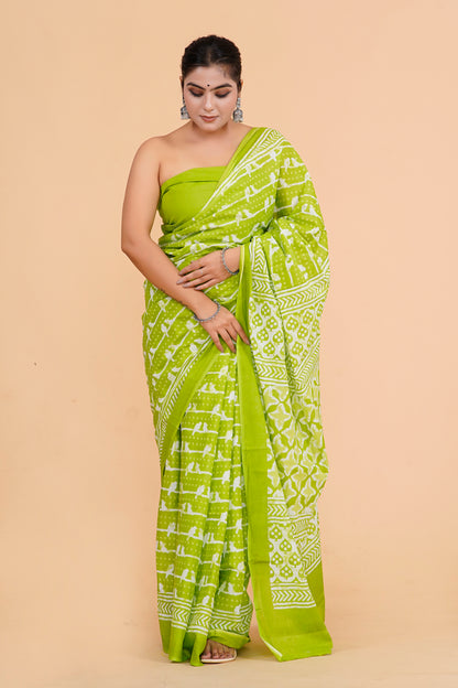 Mul Cotton Saree