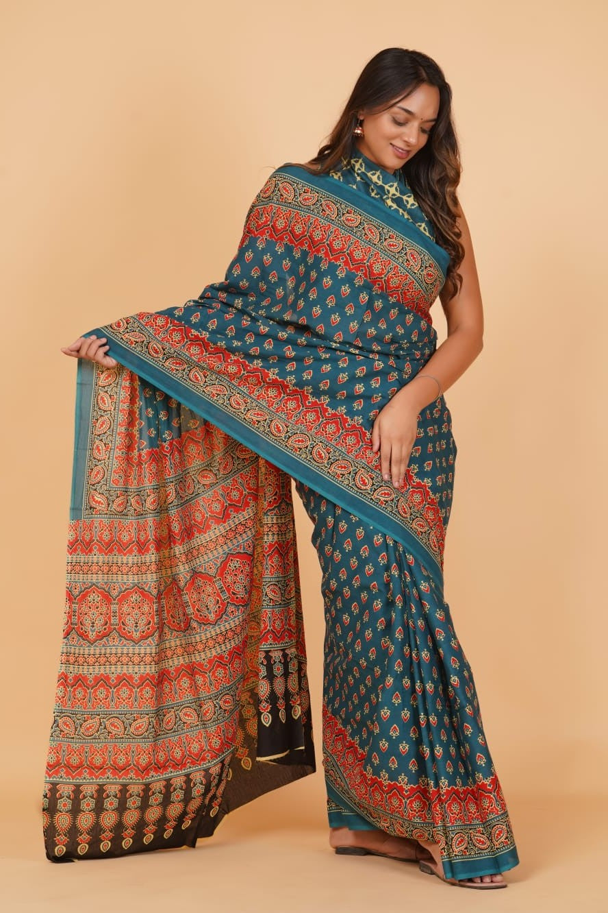 Mul Cotton Saree