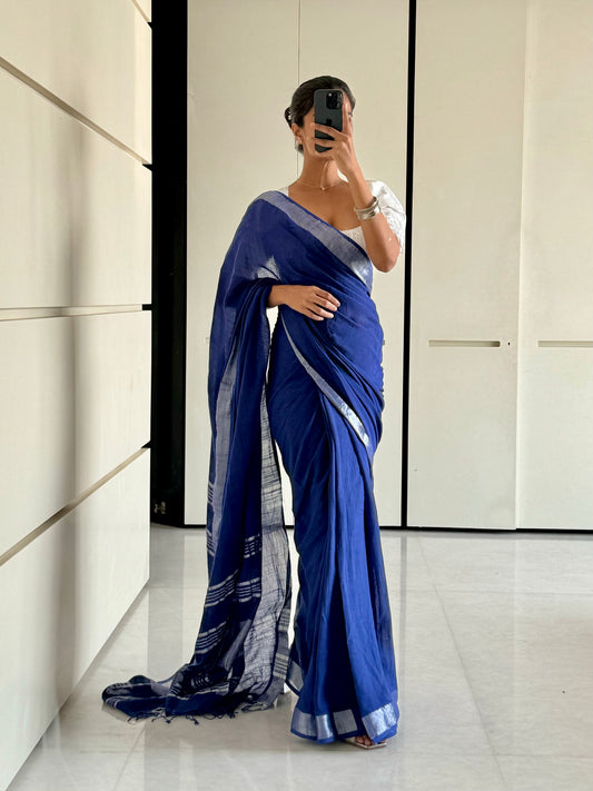 Pure Linen Saree