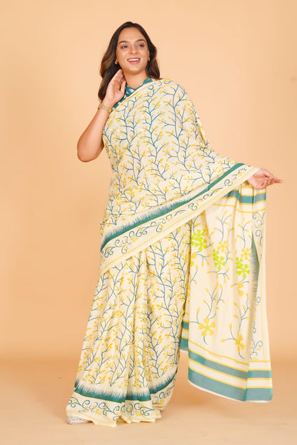 Mul Cotton Saree