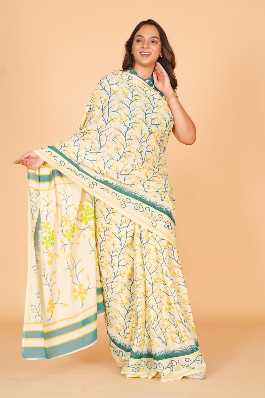 Mul Cotton Saree
