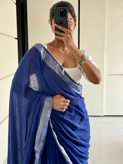 Pure Linen Saree