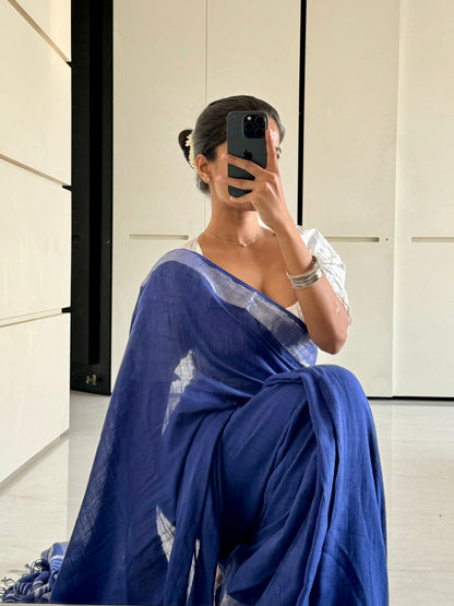 Pure Linen Saree