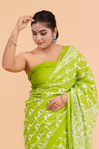 Mul Cotton Saree